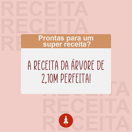 Como decorar uma árvore de Natal de 2,10m?