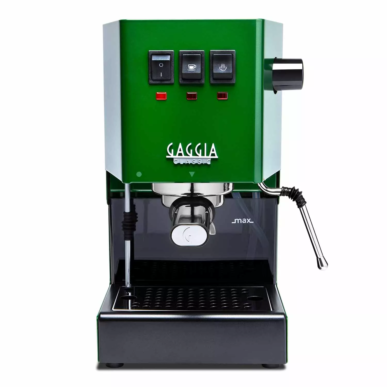 Green Espresso machine and frother