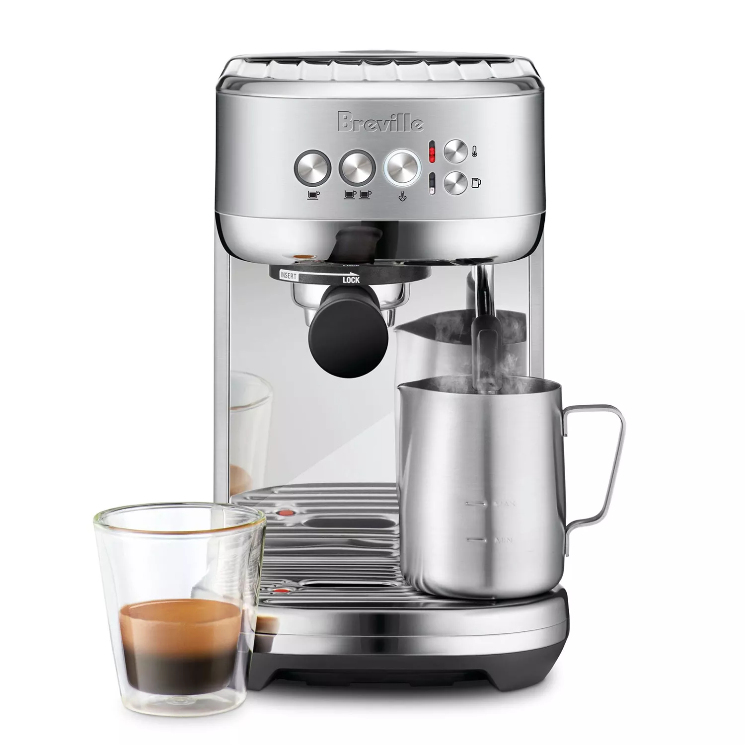 Espresso machine with frother