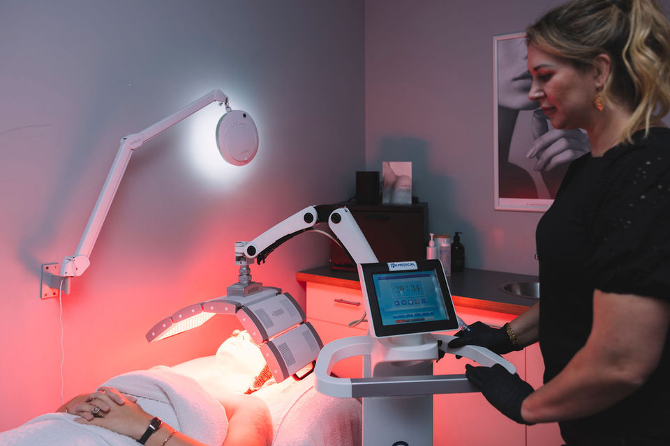 LED skin treatment at Chloe Regan Cosmetic Clinic, Noosaville, Sunshine Coast