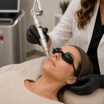 Skin Pico Laser resurfacing treatment in Noosa on the Sunshine coast designed to improve skin texture, reduce the appearance of acne scars, refine enlarged pores and stimulate your skin's natural collagen production.