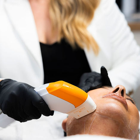 Ultraformer MPT non-surgical facelift treatment using HIFU technology performed at Chloe Regan Cosmetic Clinic in Noosa for advanced skin tightening and lifting