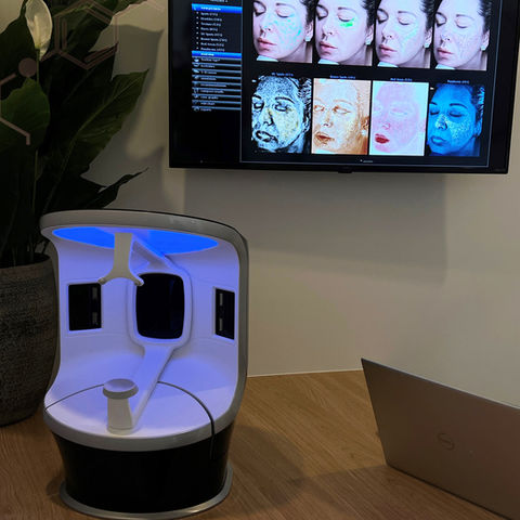 Advanced skin consultations using the VISIA Skin Analysis System at Chloe Regan Cosmetic Clinic, Noosa, Sunshine Coast, Queensland