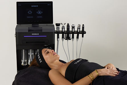 Glow facial sunshine coast by SKN Bar creating luminous glass like skin