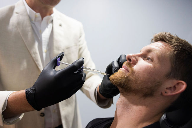James Barrett Cosmetic Injector male chin filler procedure noosa sunshine coast skin clinic