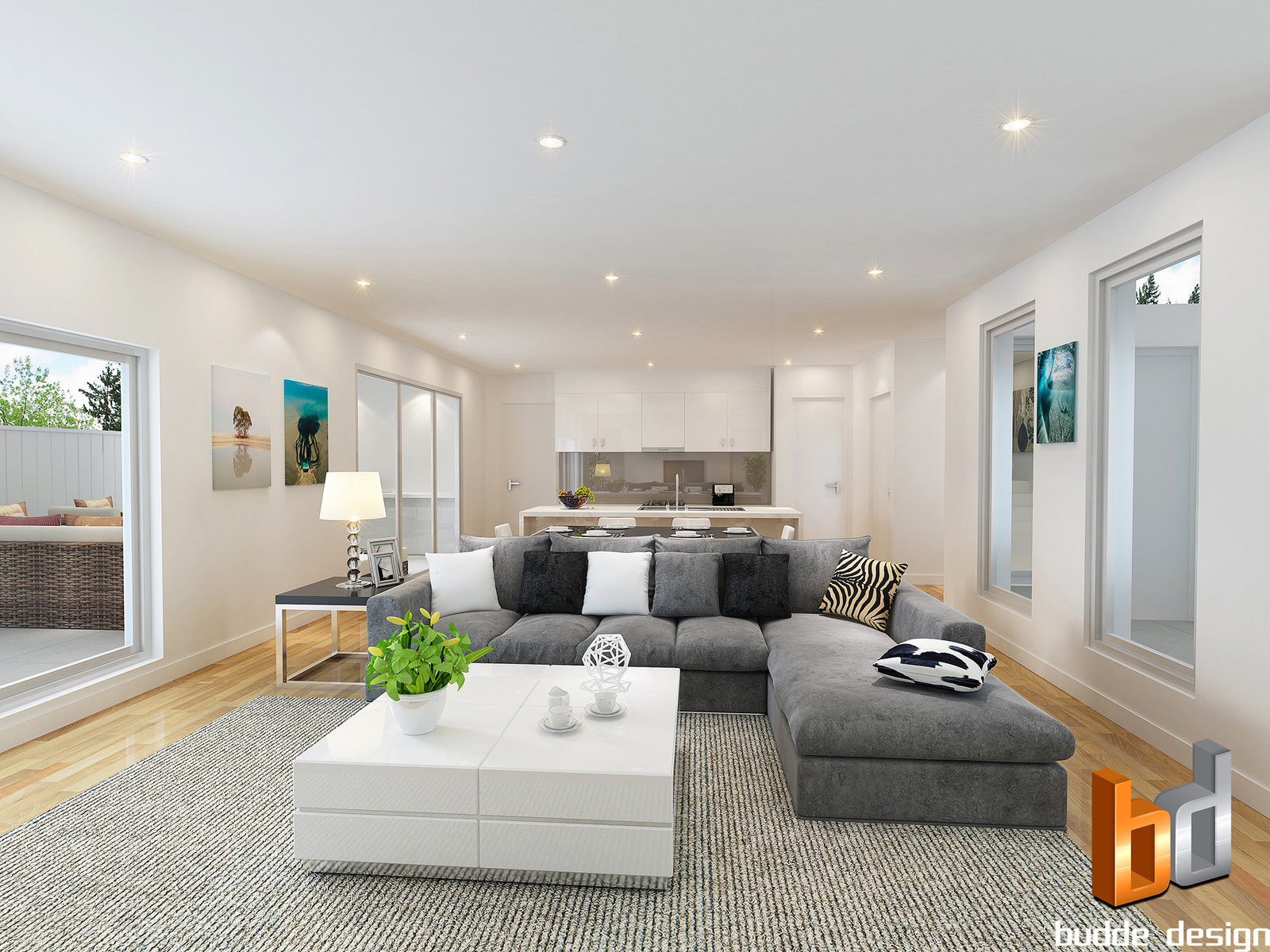 3D internal render - Ocean Grove by Budde Design