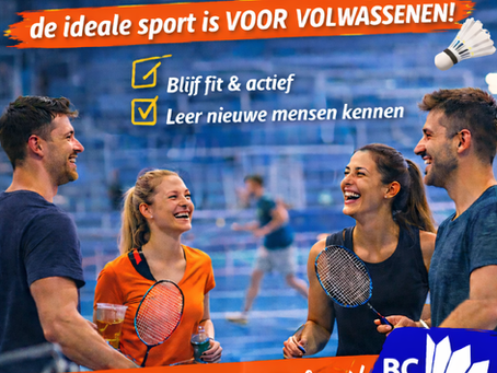 Beginnen met badminton als volwassene? Dit is hét moment