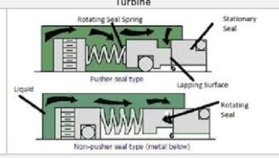 Gas seal vs. mechanical seal