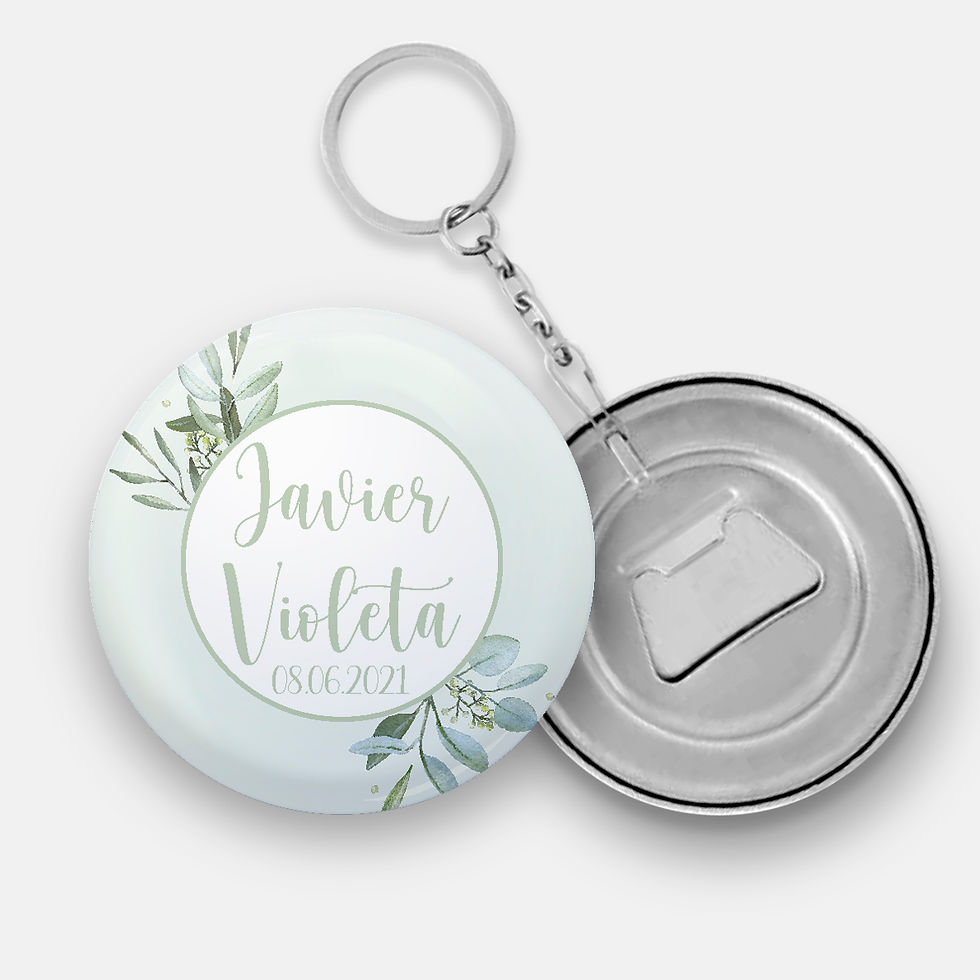 Miniatura: CHAPAS OLIVO. Alfiler, imán, espejo, abridor o llavero