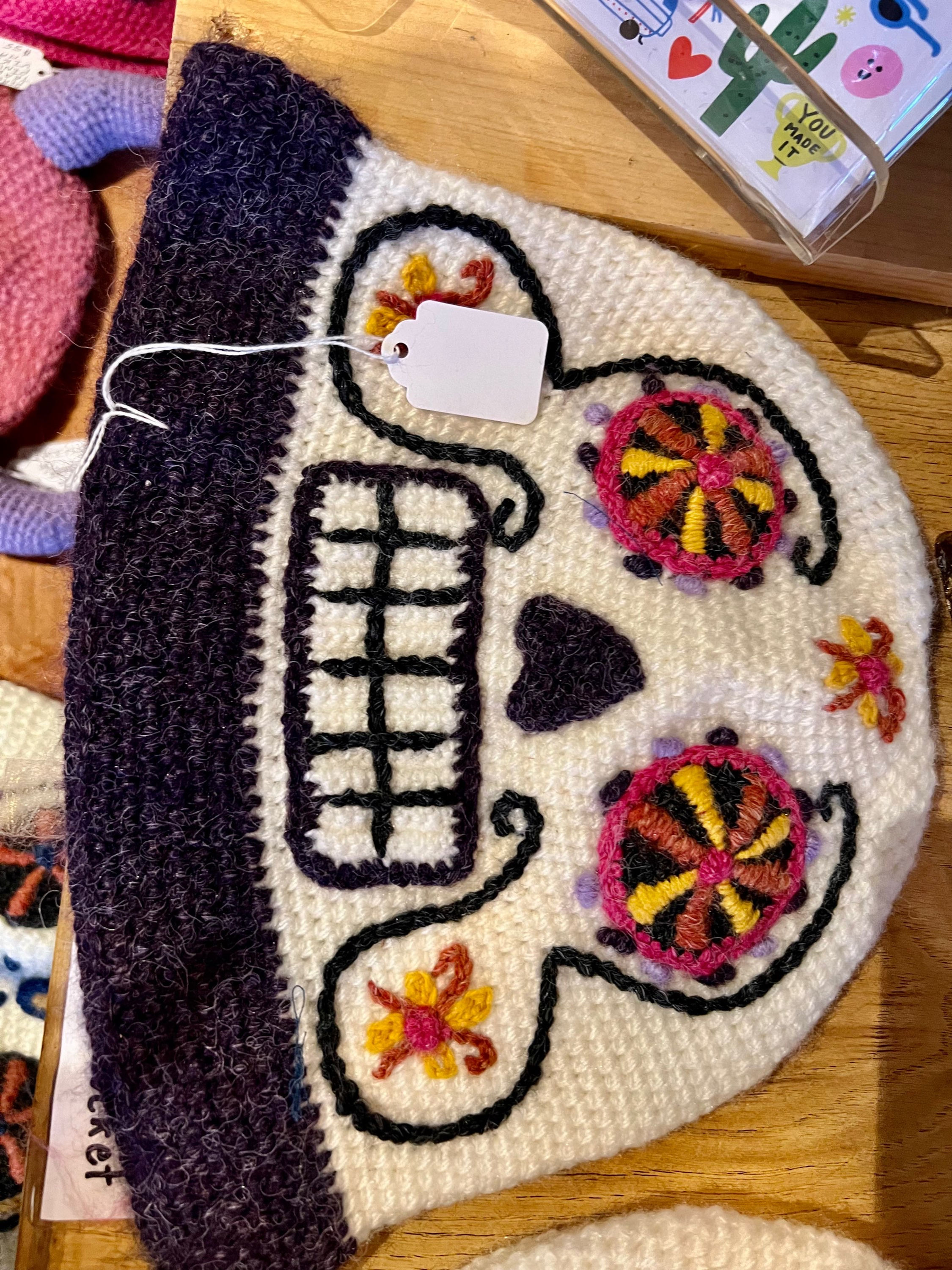 Hand made. Bucket hat, dia de la muerte