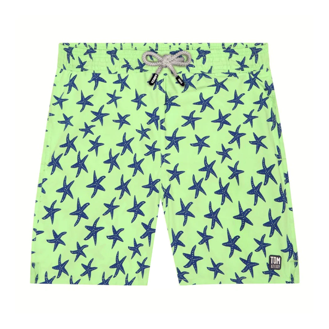 Tom & Teddy Shorts | Starfish Fresh Green & Blue