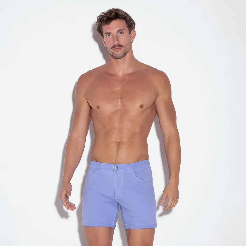 Code 22 | 5 Pocket Shorts Light Blue