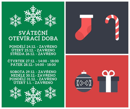 Sváteční otevírací doba