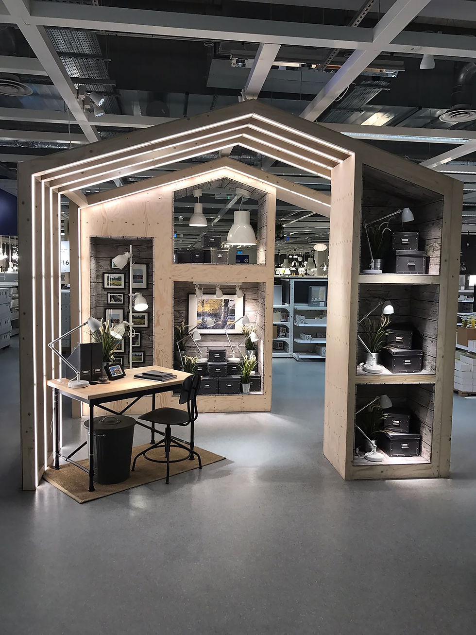 Lighting display ikea visual merchandiser lighting design visual merchandiser visual display                     interior design displays ikea interior 