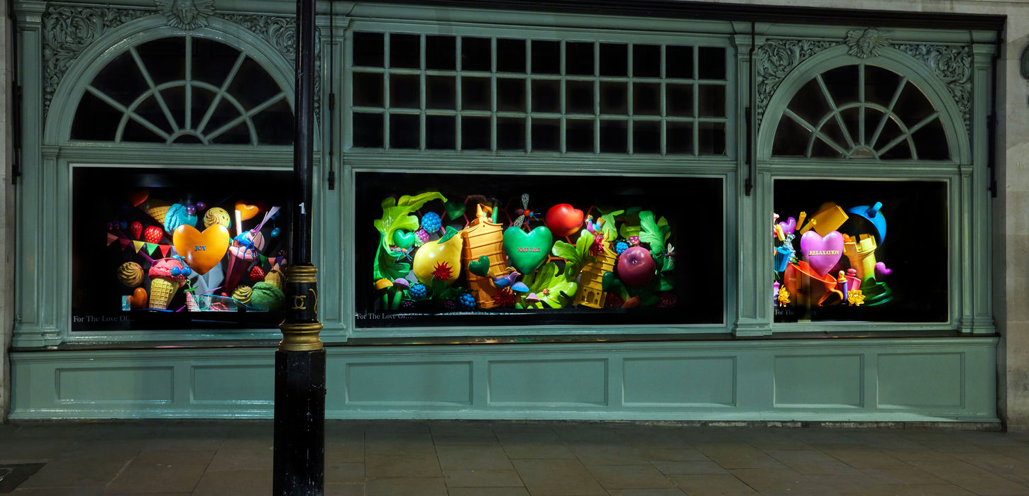 Fortnum and mason for the love of valentines window display visual merchandising