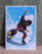 Radical Sk8r Witch Print (A5)