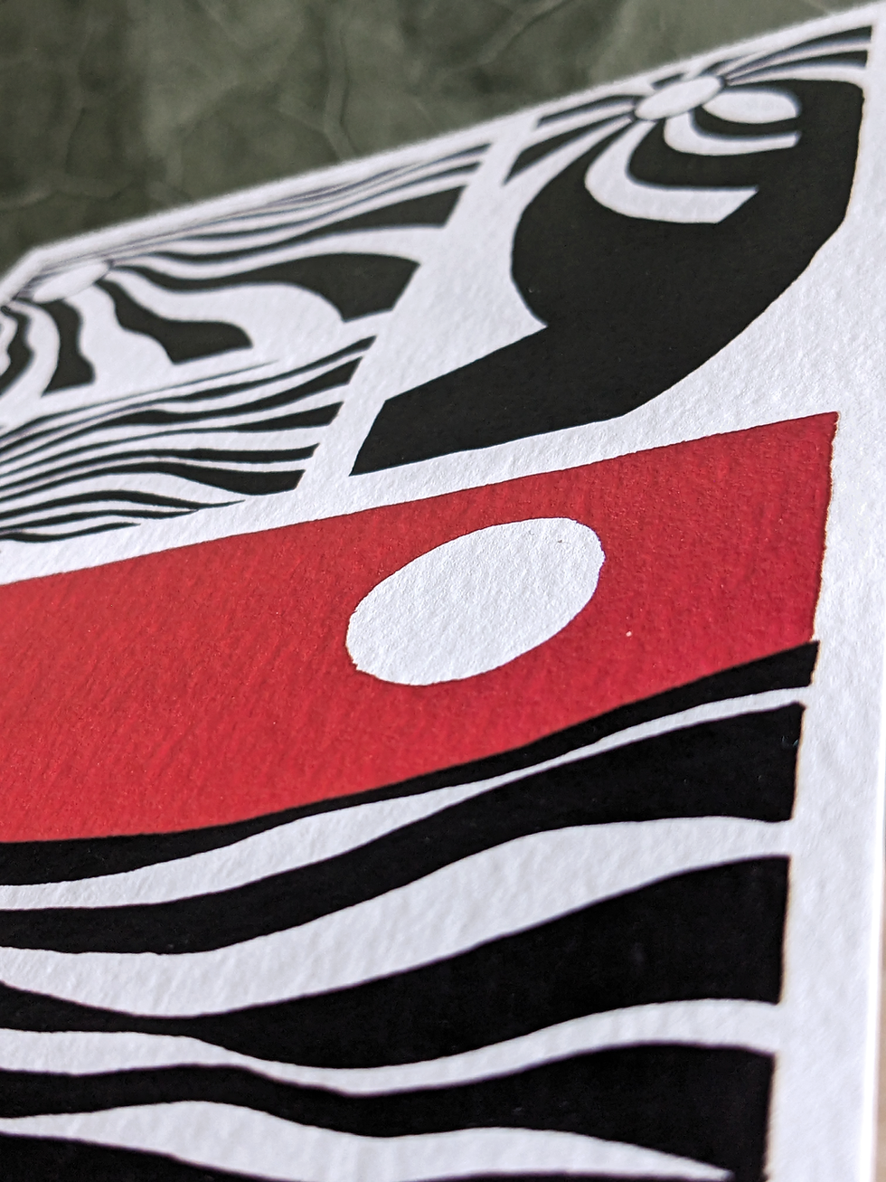 Thumbnail: Abstract Monochrome Sun Print (A5)