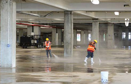after construction cleaning