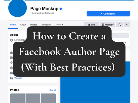 How to Create a Facebook Author Page (With Best Practices) 