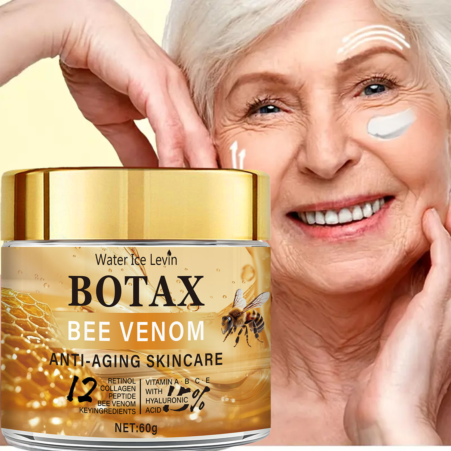 "Botax" Bee Venom Cream - Deep Wrinkle Treatment, Skin Rejuvenation & Firming Ac