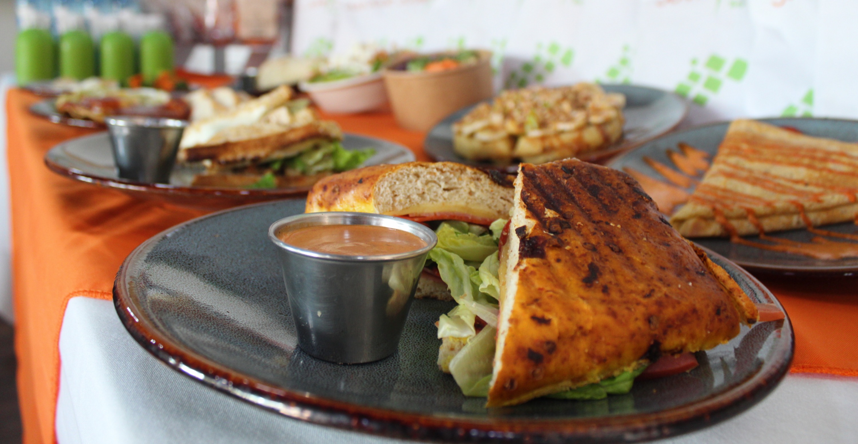 Arranged Food and Objects