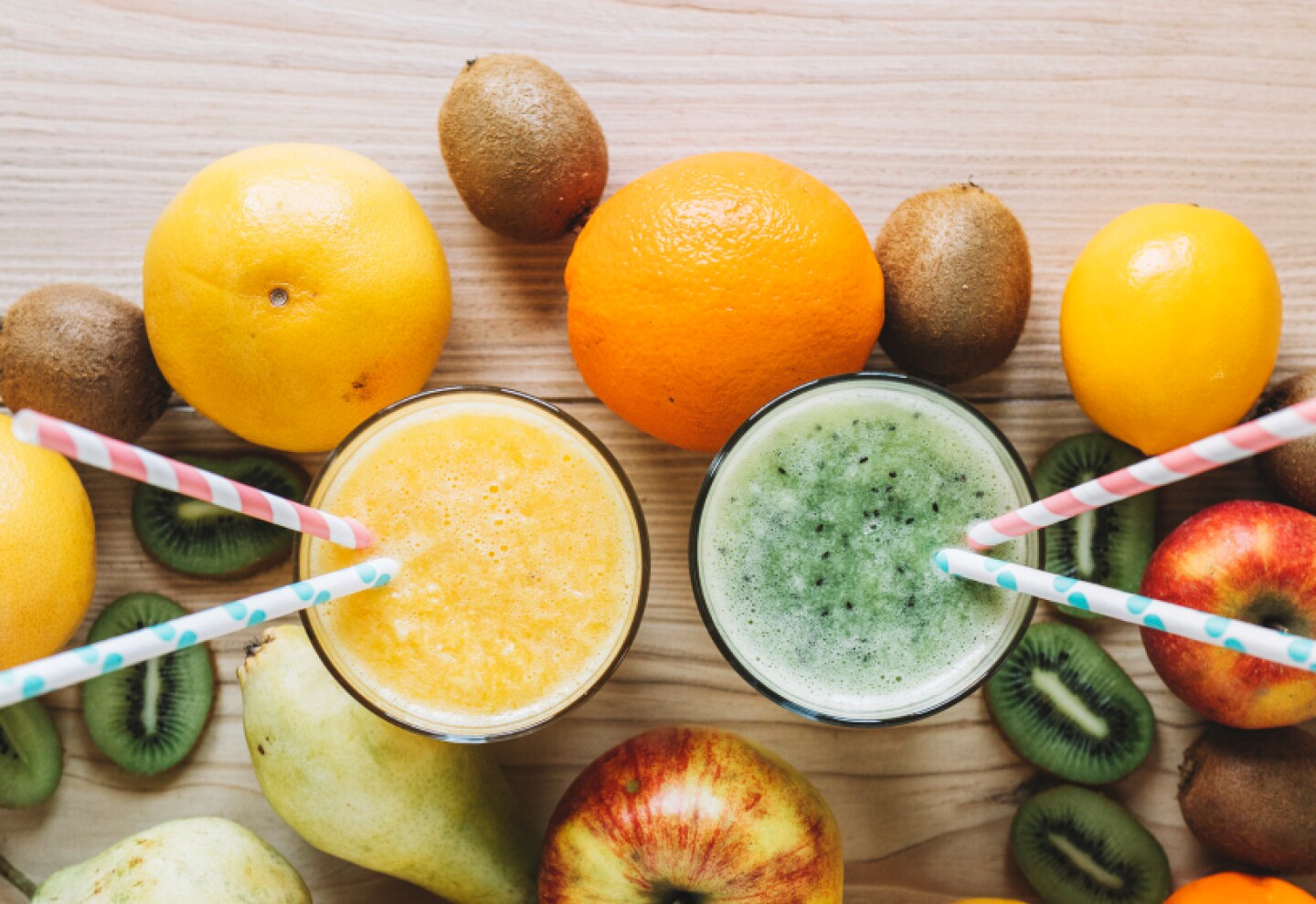 Arranged Food and Objects