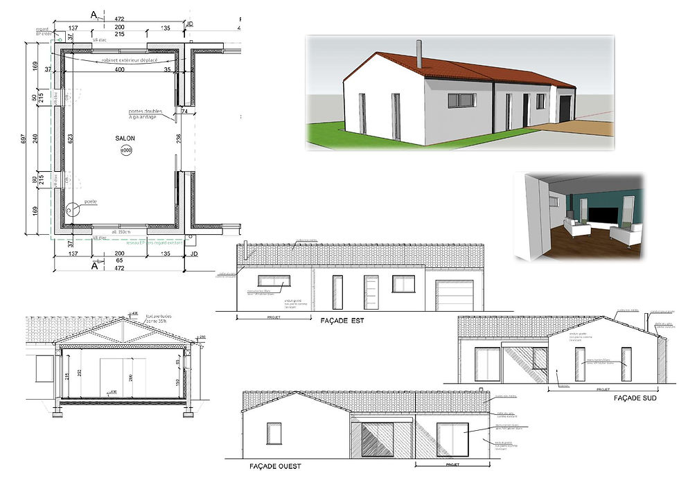 🧱 Exemple extension maison