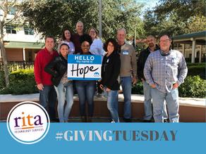Because We Give Back RITA Style! #GIVINGTuesday #Hope