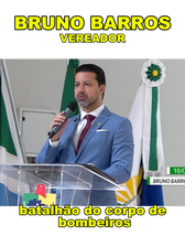 Bruno Barros solicita recursos para construção de novo batalhão do Corpo de Bombeiros em Maracaju