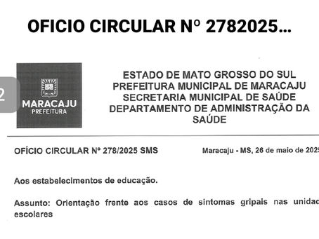 Alerta Sanitário em Maracaju
