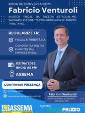 Parceria entre ASSEMA e vereador Diogo Frizzo promove roda de conversa sobre o programa Regularize Já