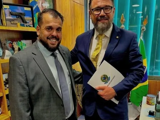 Vereador Robert Ziemann vai a Brasília e busca novos recursos para Maracaju