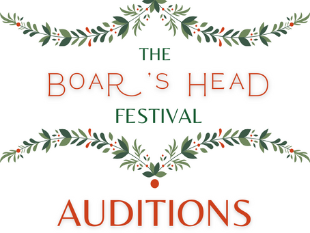 Auditions for Boar's Head - October 13
