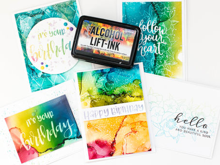Alcohol lift-ink techniques & coupon code.