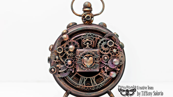 Altered steampunk clock