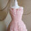 Thumbnail: Darling Delphine Vintage 1950s Suzy Perette Pink Coquette Cupcake Dress