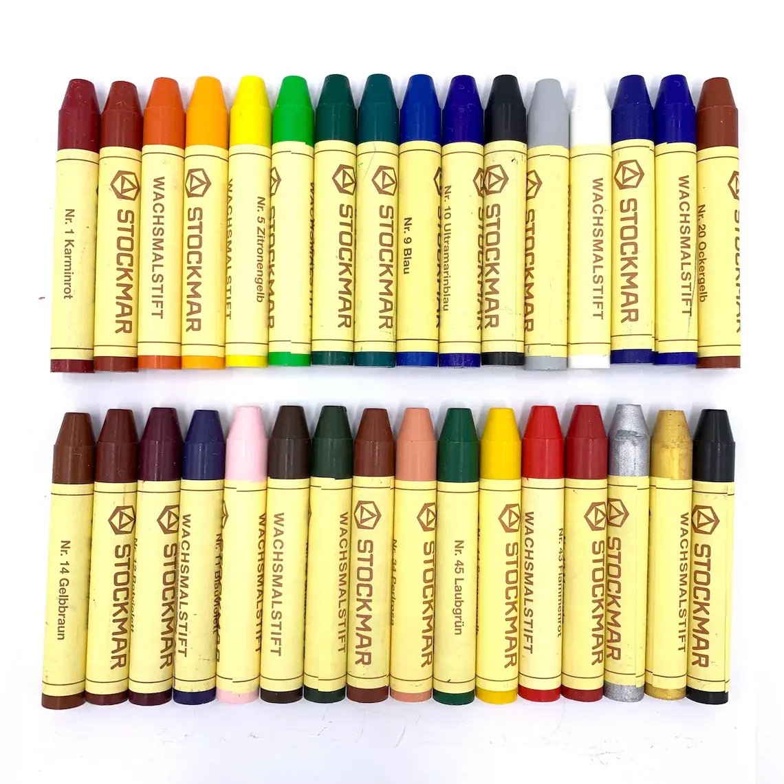 Stockmar, Pure Beeswax Wax Stick Crayons, Singles