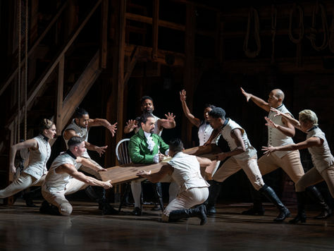 Music, drama of ”Hamilton” satisfies curiosity in history, craving, quest for entertainment, fun