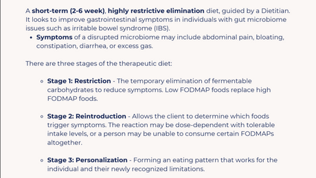 Low FODMAP Diet