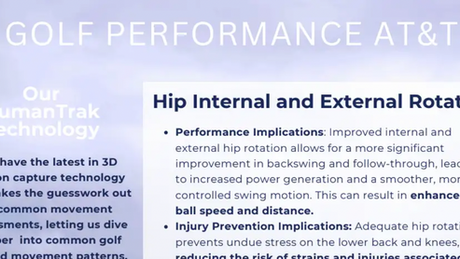 Golf Performance AT&T