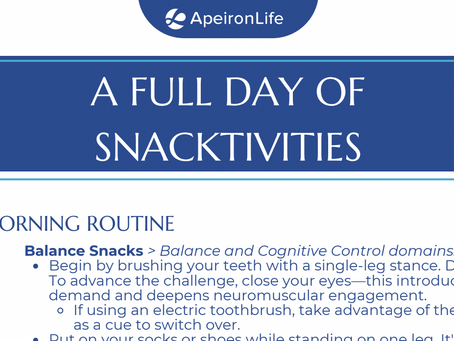 A Full Day of Snacktivities