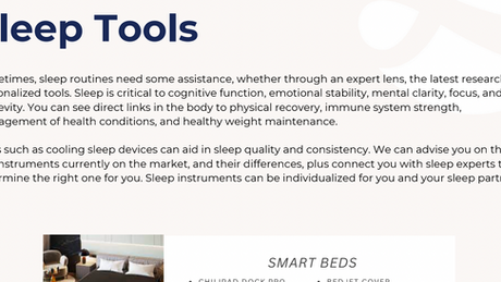Sleep Tools