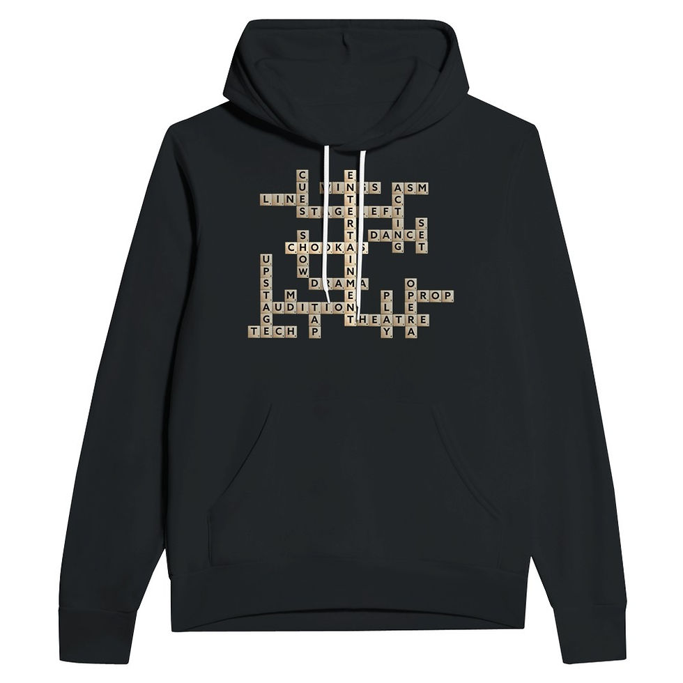 Thumbnail: CHOOKAS Theatre Scrabble Hoodie