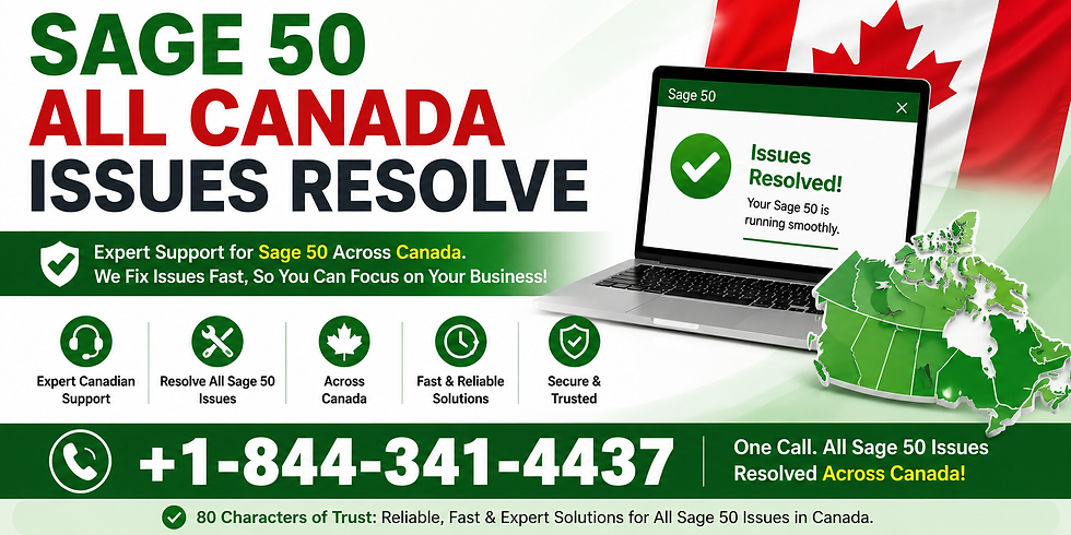 【[[+1.844.341.4437]]】Sage 50 Printer Error Code 20: Complete Guide to Fix Printing Issues 【CANADA GUIDE 】