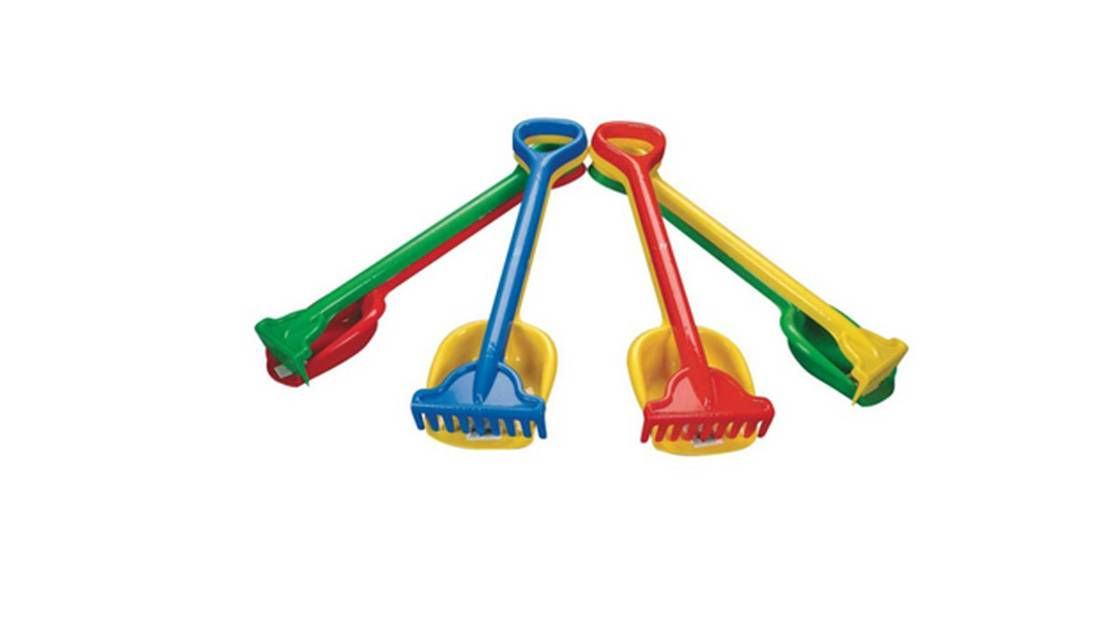 PELLE DE PLAGE 55CM +RATEAU SIMBA 4ASS PB