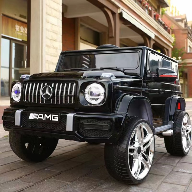 VEHICULE ELECT ENF 2PL MERCEDES NOIR 110X61X51.5CM GB