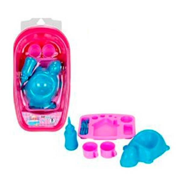 BAIGNOIRE POUPON 40CM + ACC DE BAIN 2ASS CQ