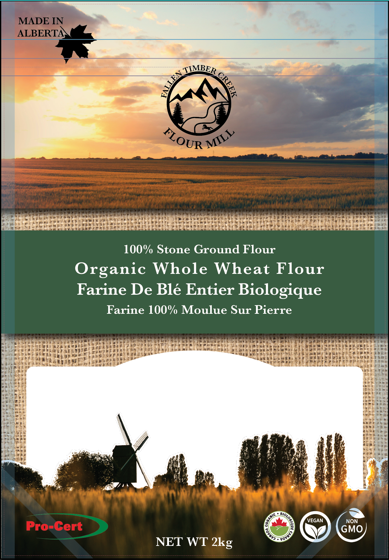 Organic Stone-Ground Whole Wheat Flour