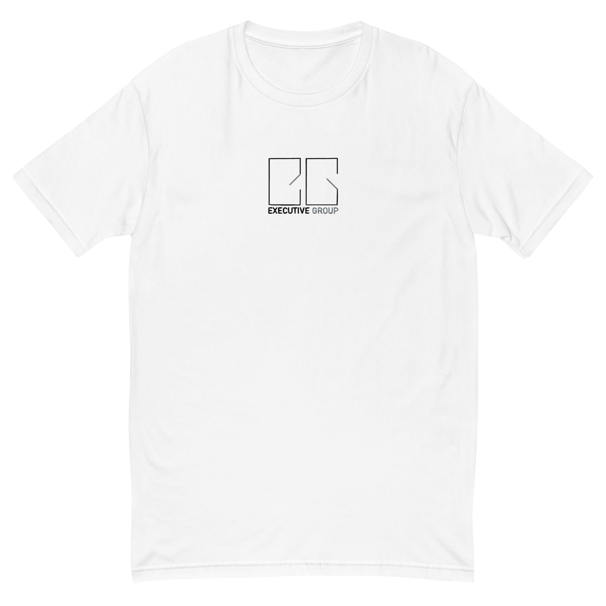 white t-shirt with executive training group cqb logo