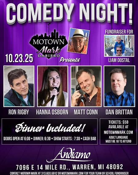 Mowtown Mark's Comedy Night Returns to Andiamos!